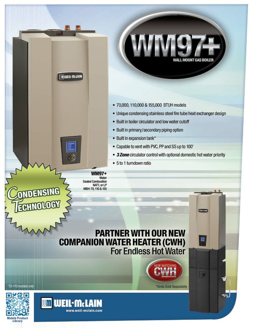 Weil-McLain WM97+ Aqua Logic Brochure & specs
