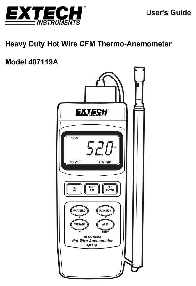 Extech Instruments 407119A User manual Extech Instruments 407119A User manual