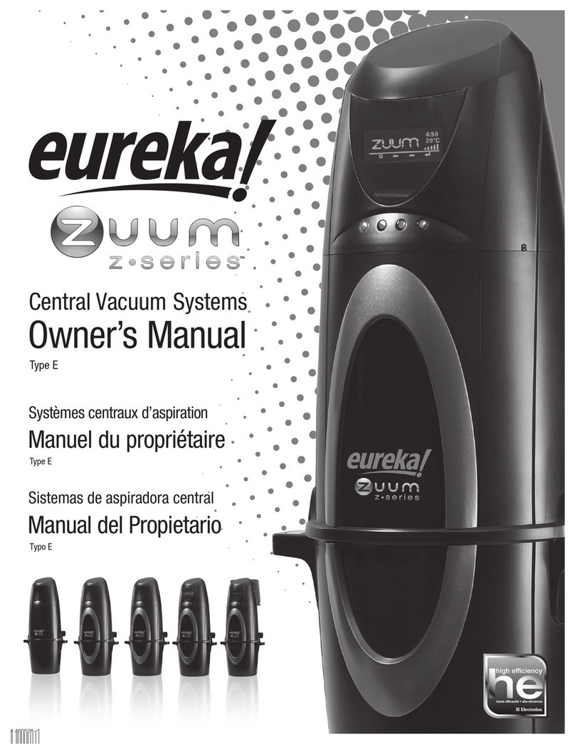 Eureka Zuum z-series owner's manual