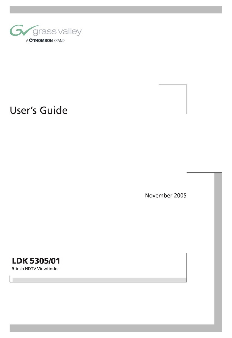 GRASS VALLEY LDK 5305/01 User manual GRASS VALLEY LDK 5305/01 User manual