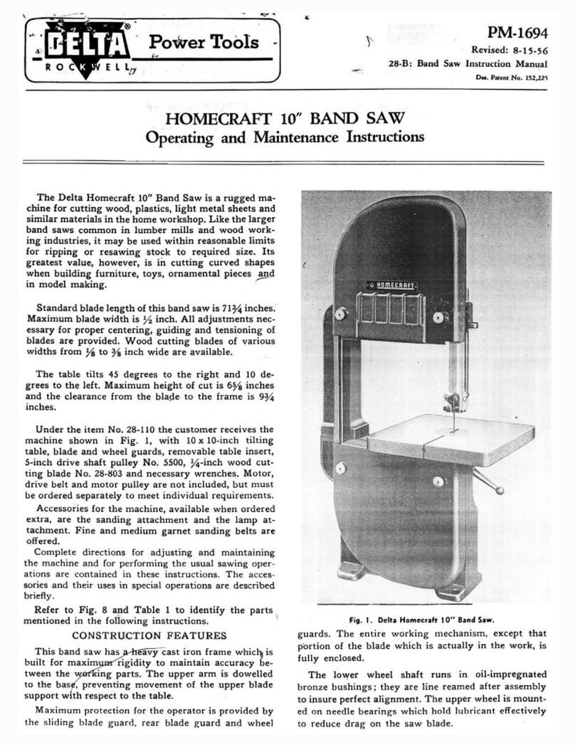 Delta Homecraft PM-1694 Manual Delta Homecraft PM-1694 Manual