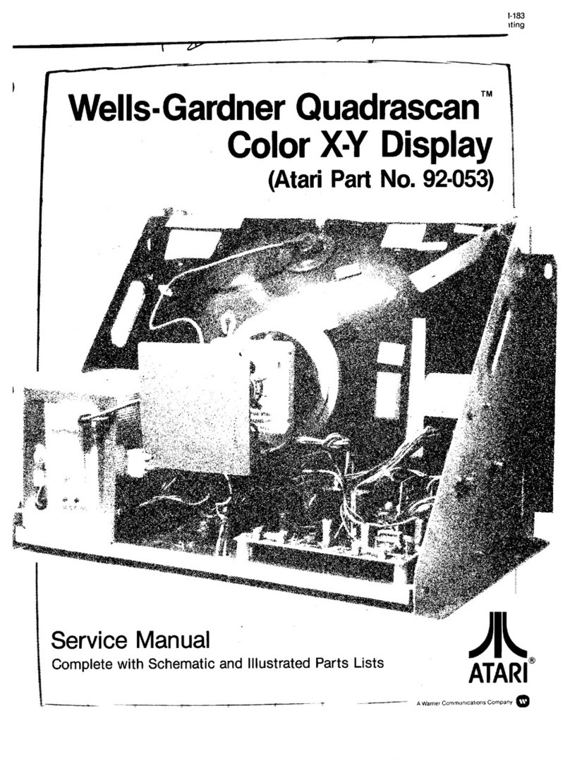 Atari Quadrascan 92-053 Service manual
