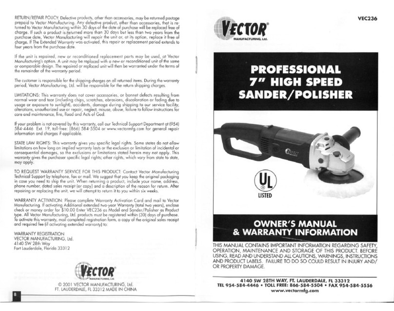 Vector VEC236 User manual