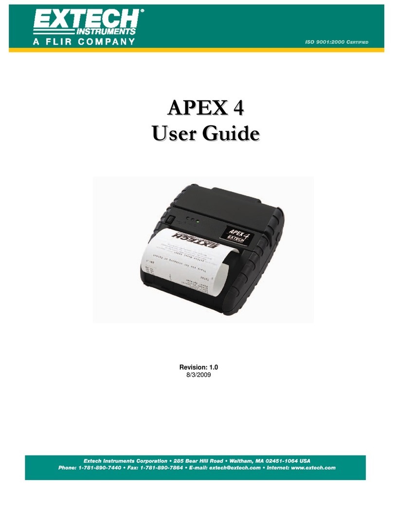 Extech Instruments APEX 4 User manual Extech Instruments APEX 4 User manual