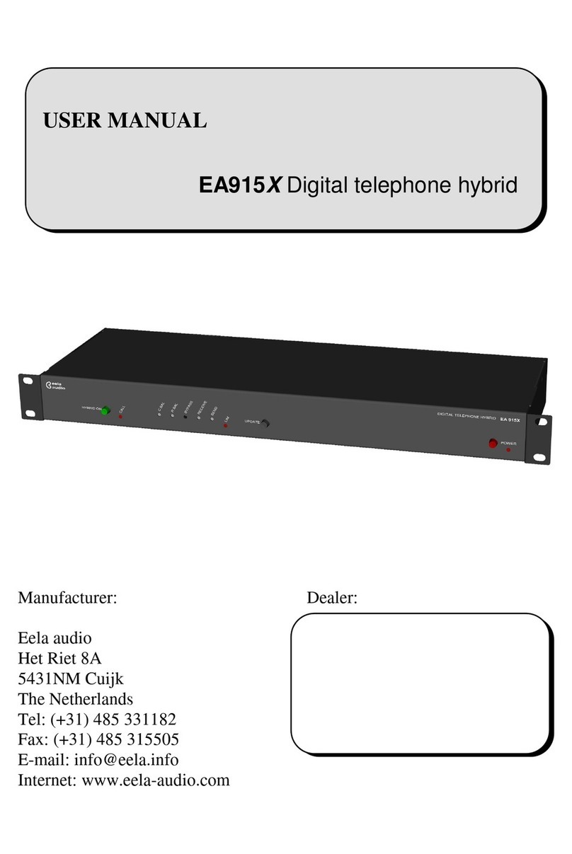 Eela Audio EA915X user manual