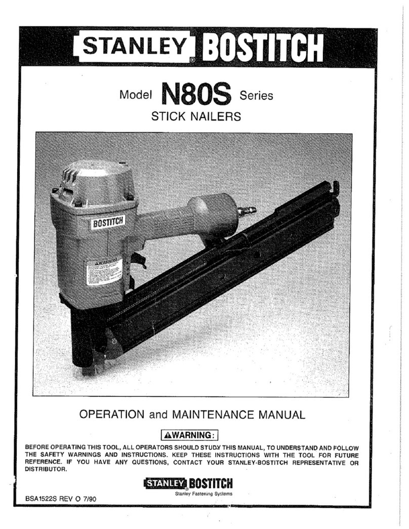 Stanley Bostitch N80S User manual
