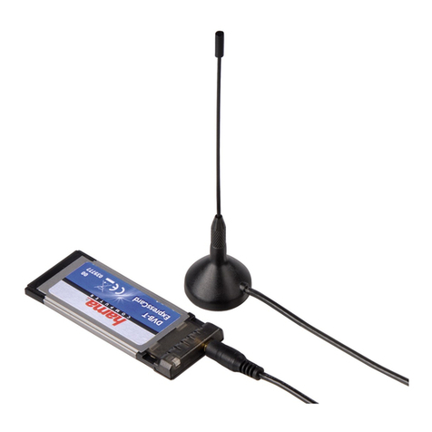 Hama DVB-T ExpressCard Operating	 instruction