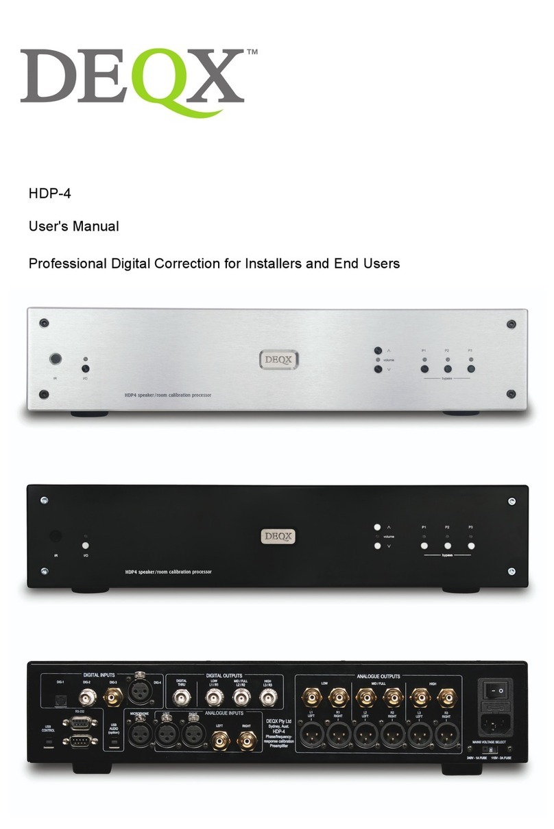 Deqx HDP-4 user manual