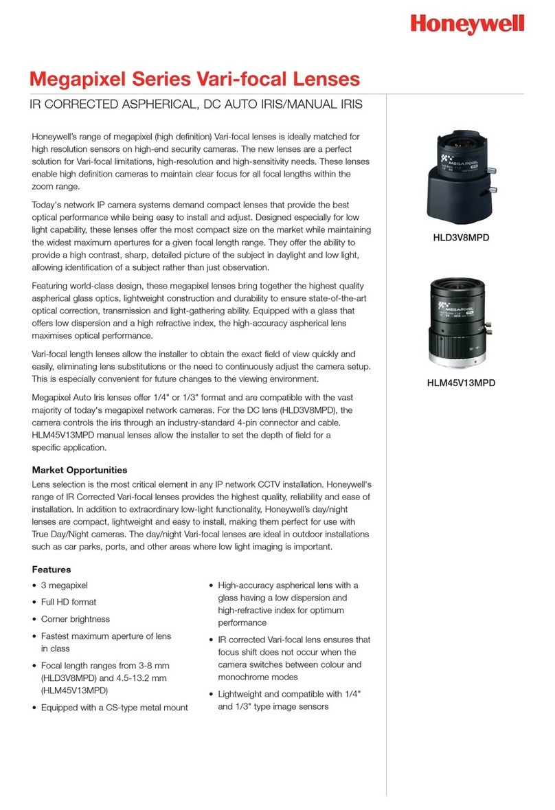 Honeywell HLD3V8MPD Specifications