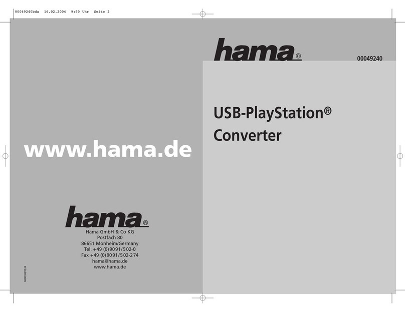 Hama USB-PlayStation User manual