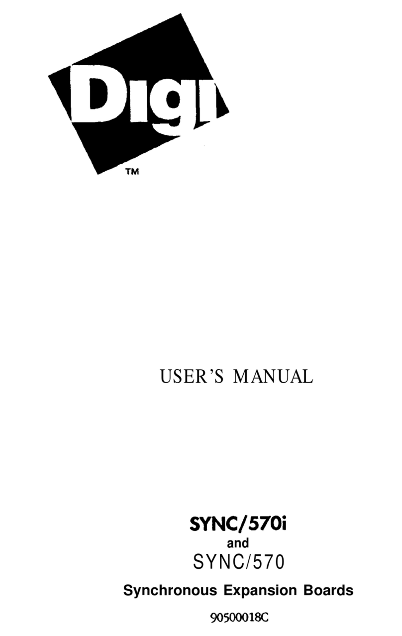 Digi SYNC/570i User manual Digi SYNC/570i User manual
