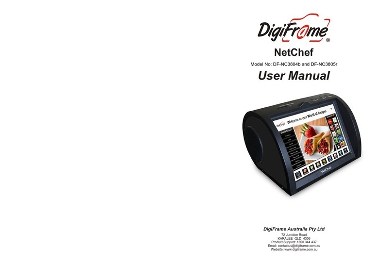 Digi-Frame NetChef DF-NC3804b user manual