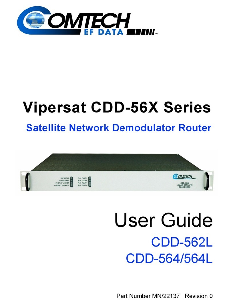 Comtech EF Data Vipersat 564L User manual