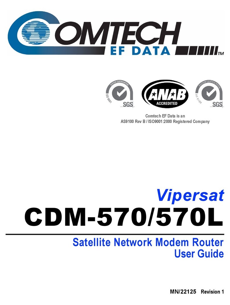 Comtech EF Data Vipersat CDM-570 User manual