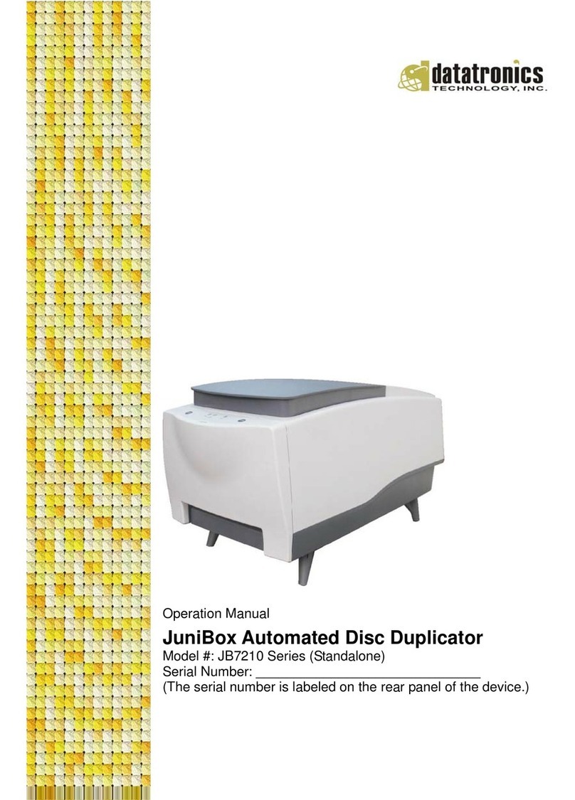 Datatronics JB7210 Series User manual