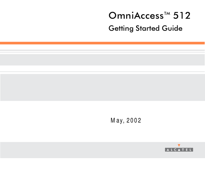 Alcatel OmniAccess 512 Getting started guide