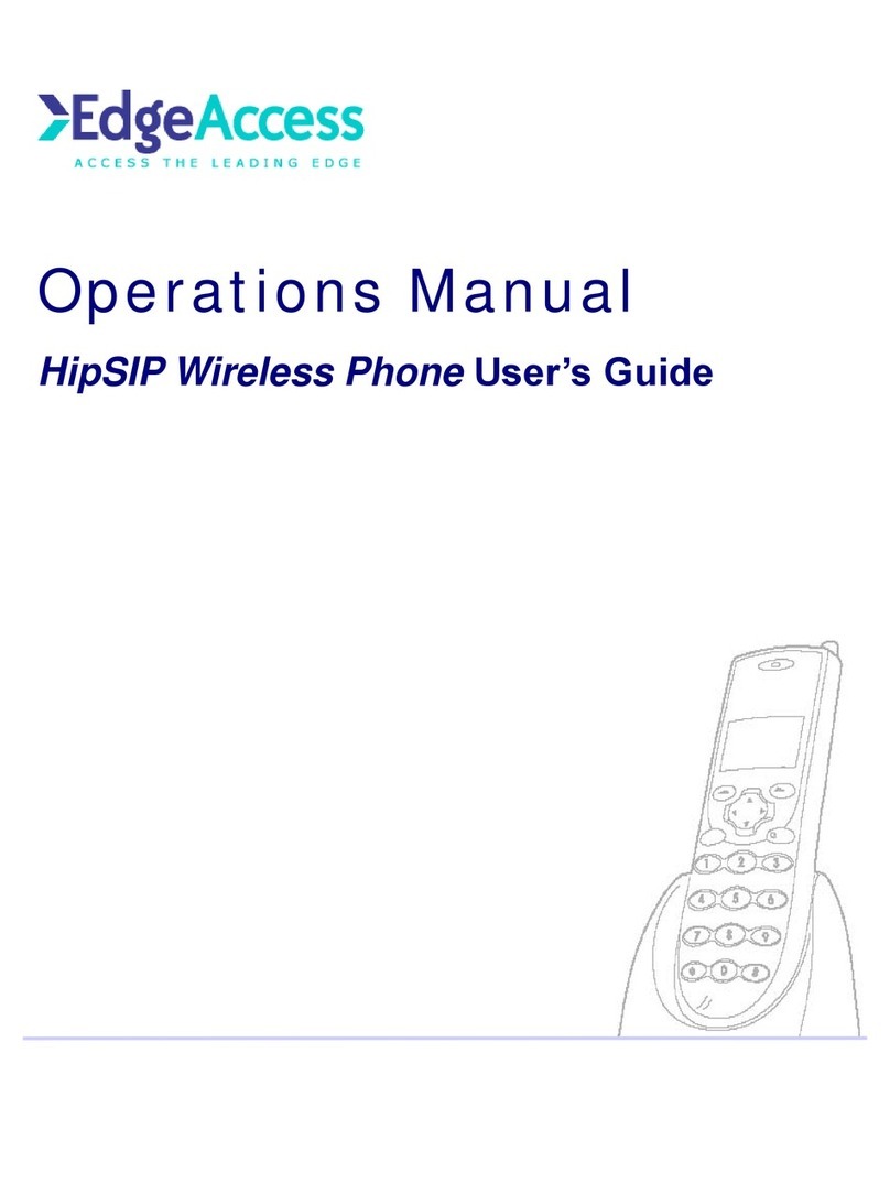 EdgeAccess WLAN600 Operation manual