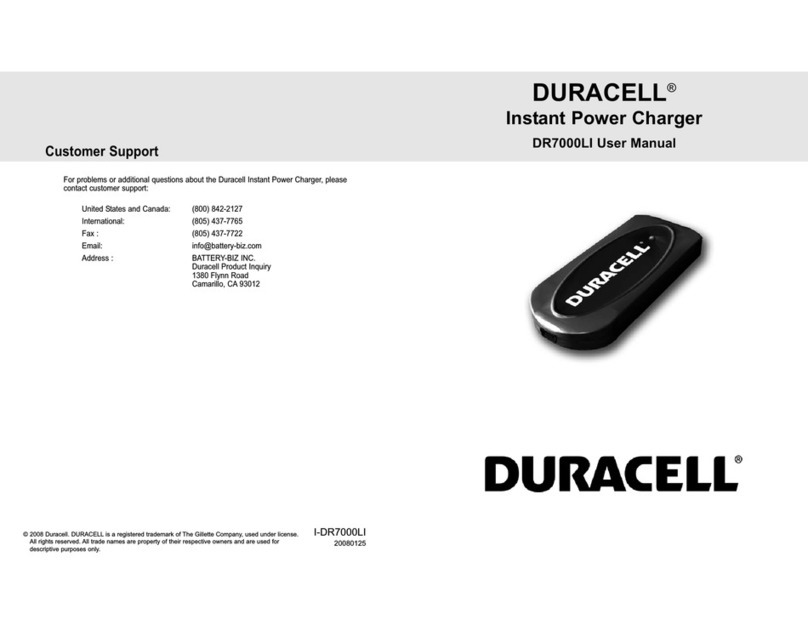 Duracell DR7000LI User manual