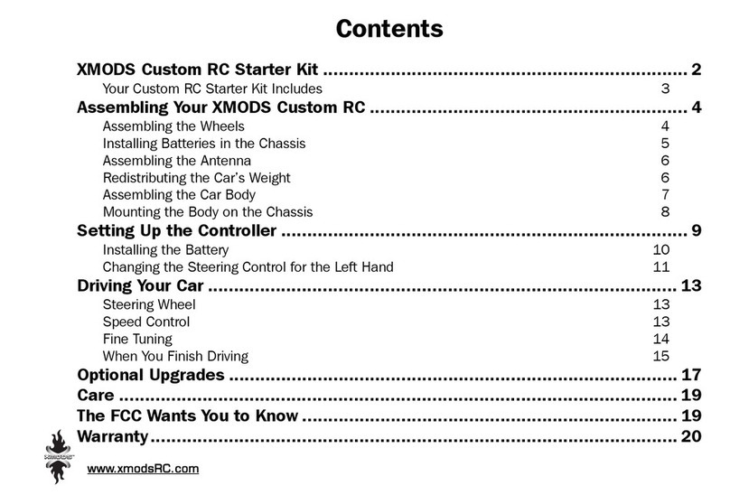 Radio Shack XMODS Custom RC User manual Radio Shack XMODS Custom RC User manual