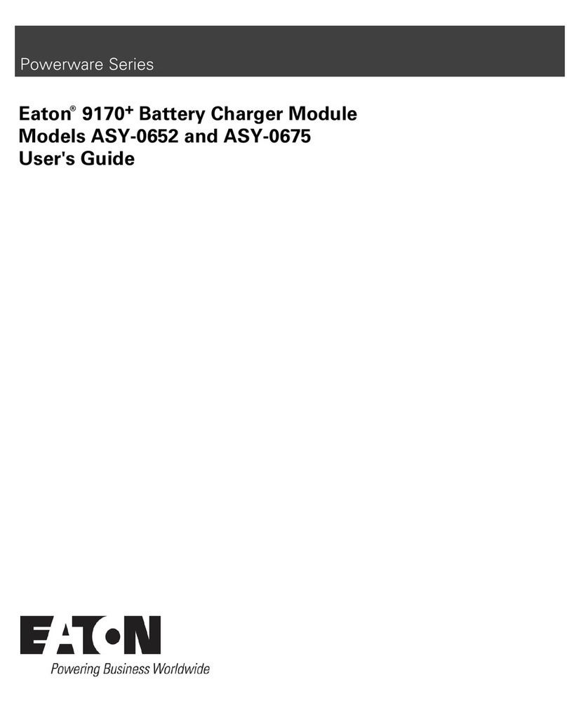Eaton 9170+ ASY-0652 User manual