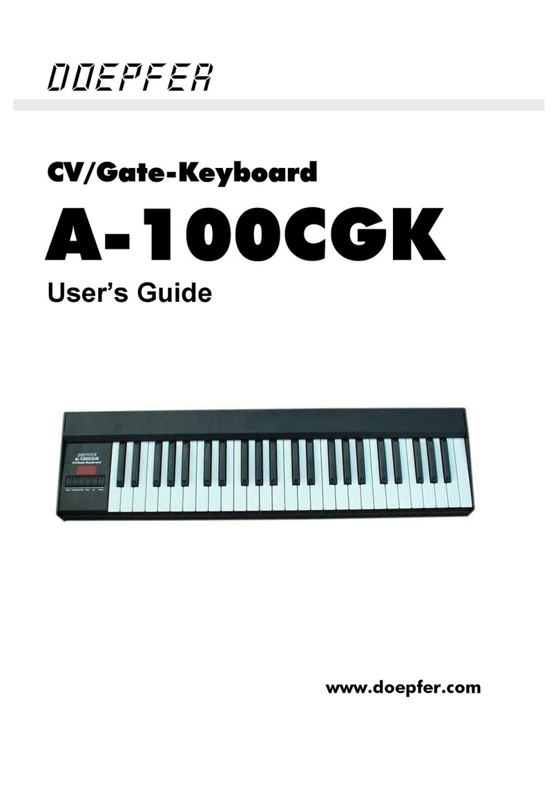 DOEPFER A-100CGK User manual