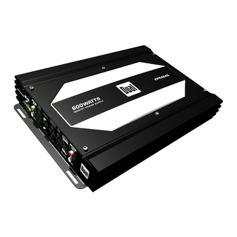 Dual XPA2500 Operating instructions