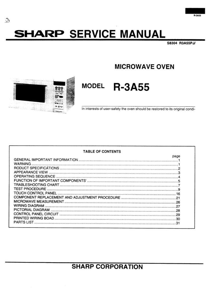 Sharp R-3A55 User manual