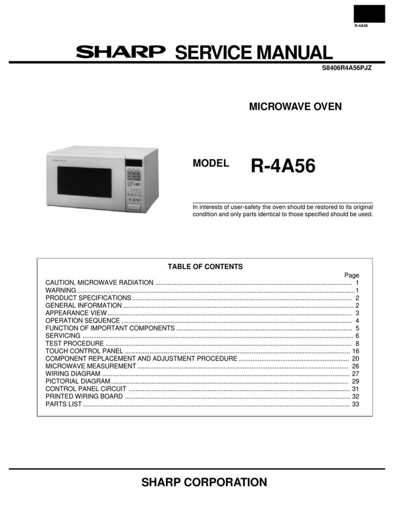 Sharp R-4A56 User manual