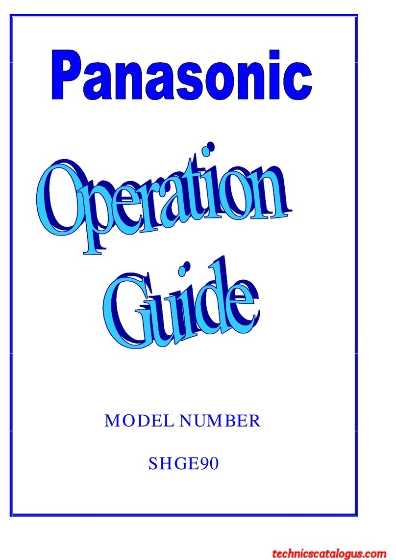 Technics SH-GE90 User manual