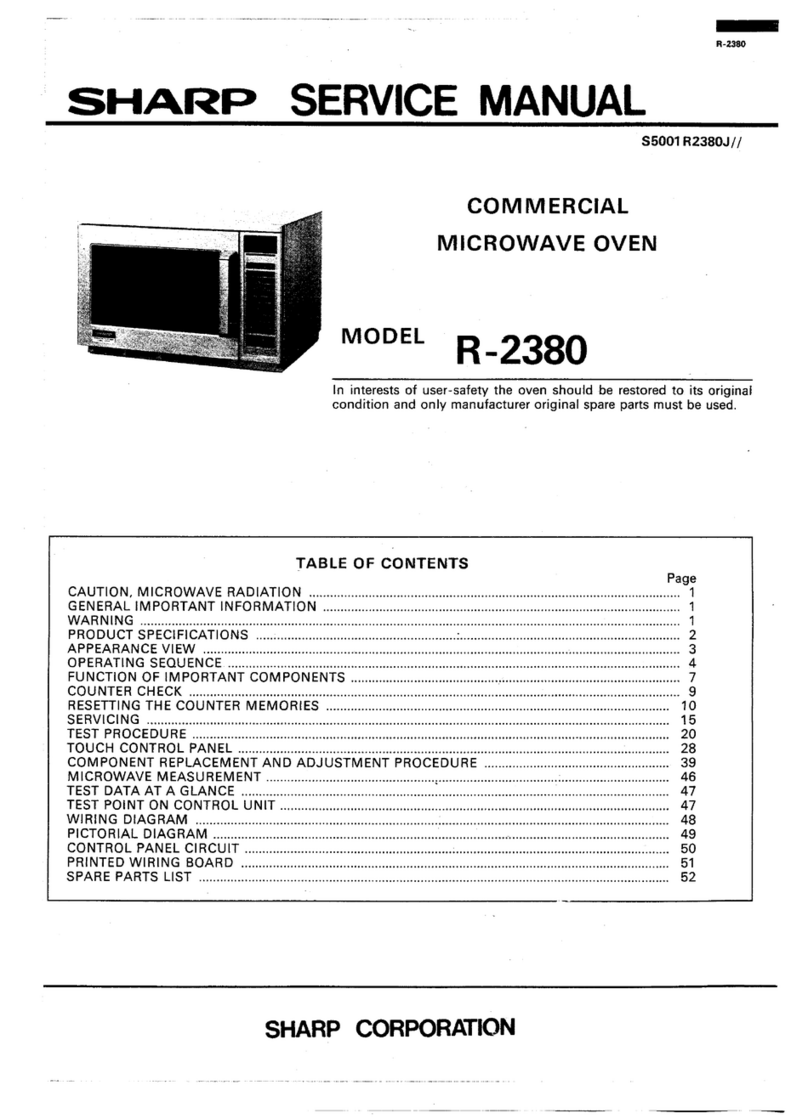 Sharp R-2380 User manual