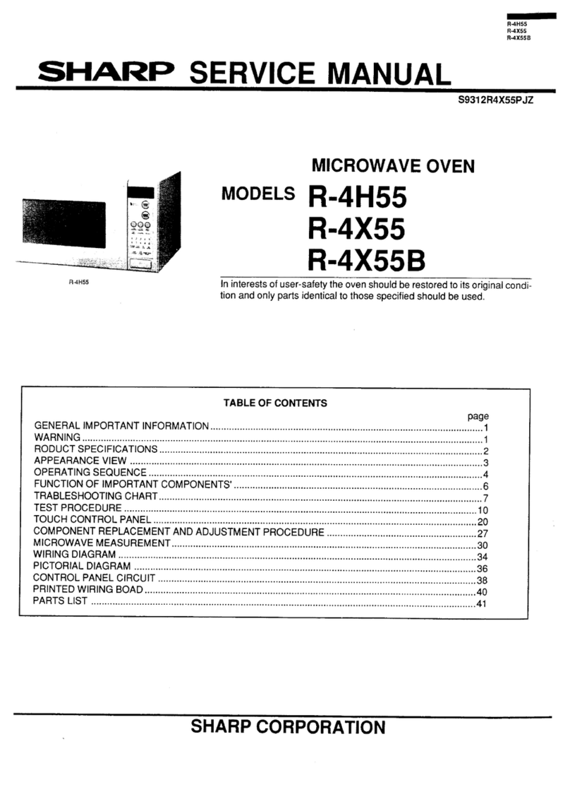 Sharp R-4H55 User manual Sharp R-4H55 User manual
