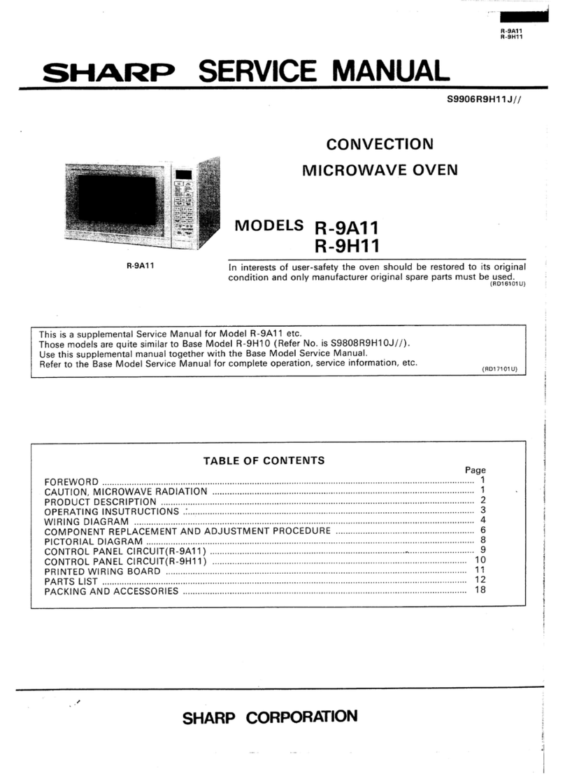 Sharp R-9A11 User manual