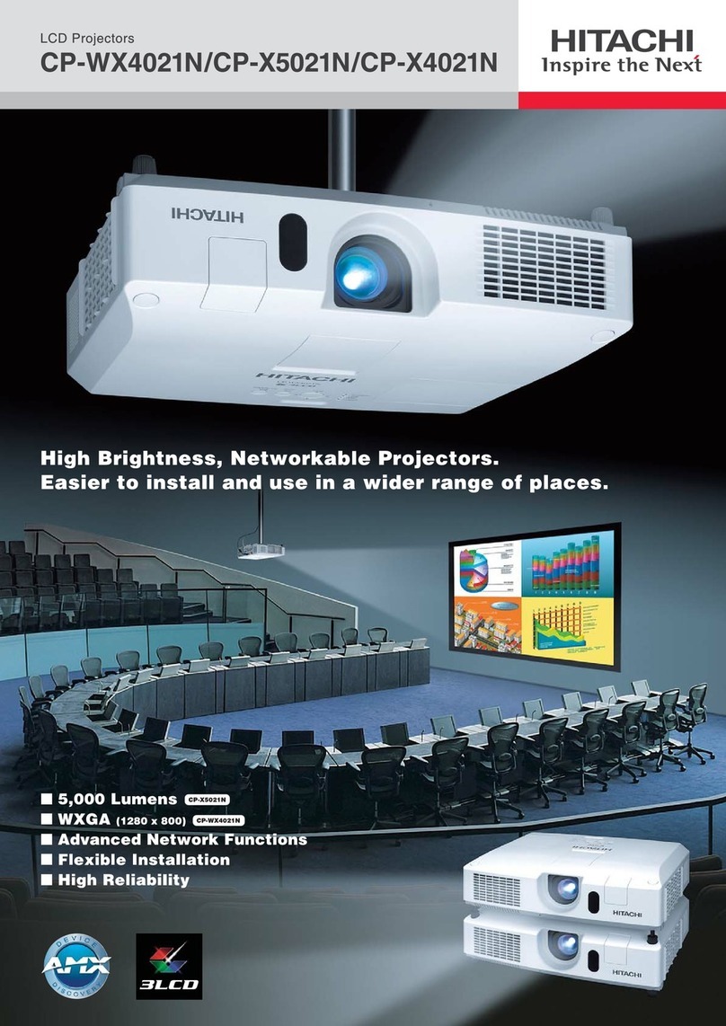 Hitachi CP-WX4021N User manual
