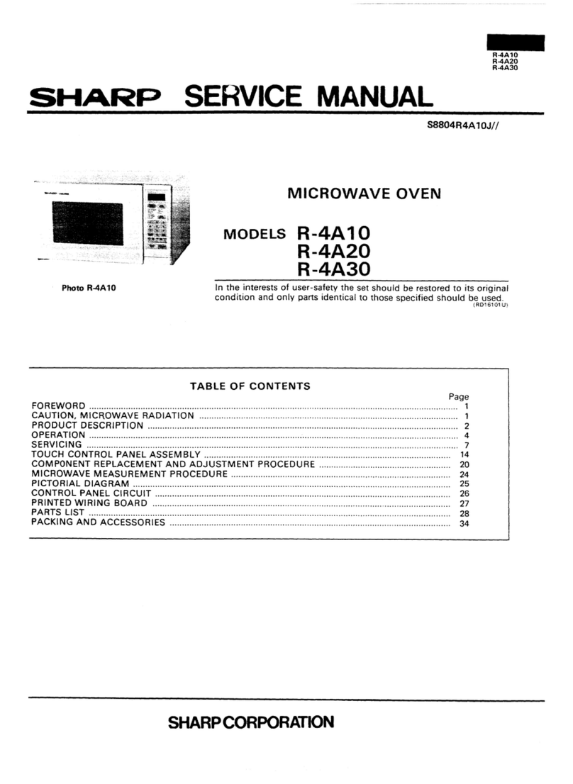 Sharp R-4A10 User manual Sharp R-4A10 User manual