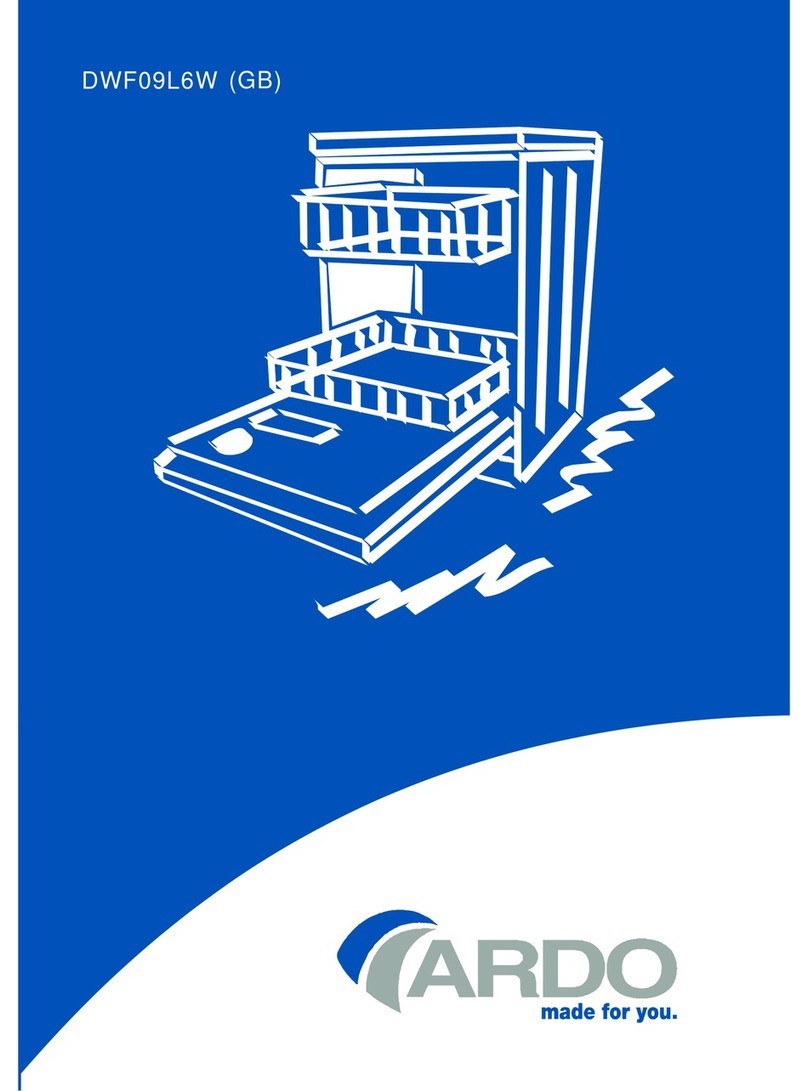 Ardo DWF09L6W user manual