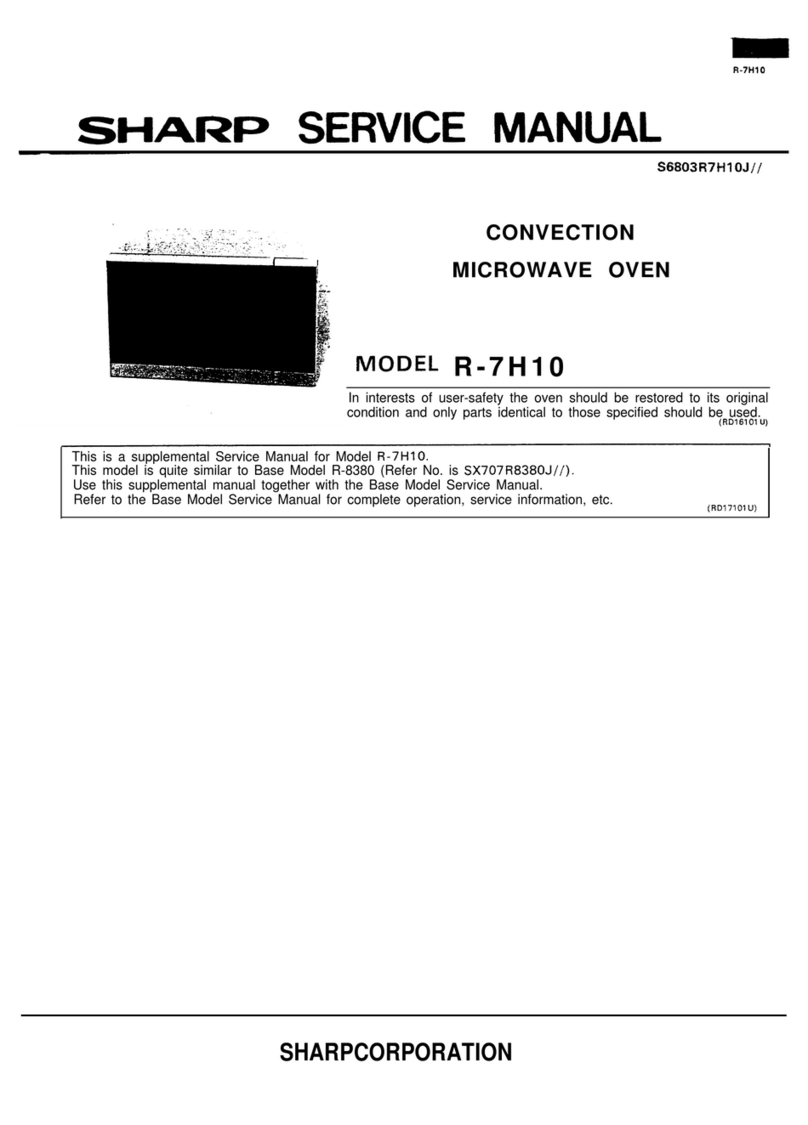 Sharp R-7H10 User manual Sharp R-7H10 User manual