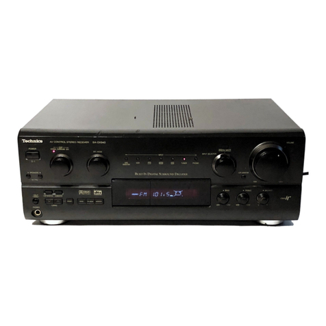 Technics SA-DX940 User manual Technics SA-DX940 User manual
