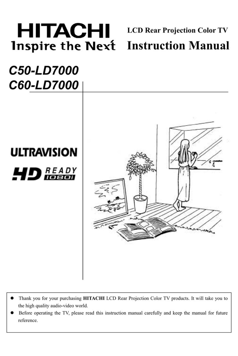 Hitachi Ultravision C50-LD7000 instruction manual