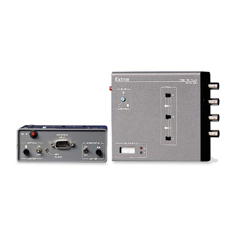 Extron electronics RGB 118 PLUS User manual