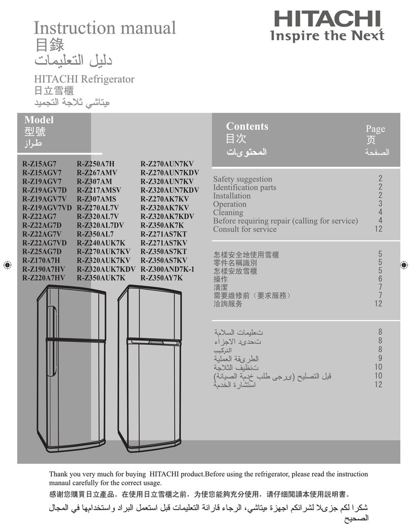 Hitachi R-Z15AG7 instruction manual