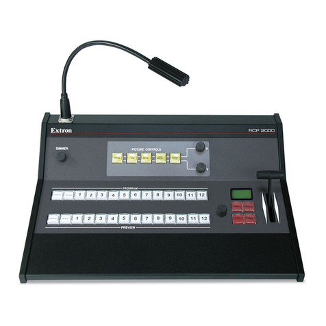 Extron electronics RCP 2000 user manual