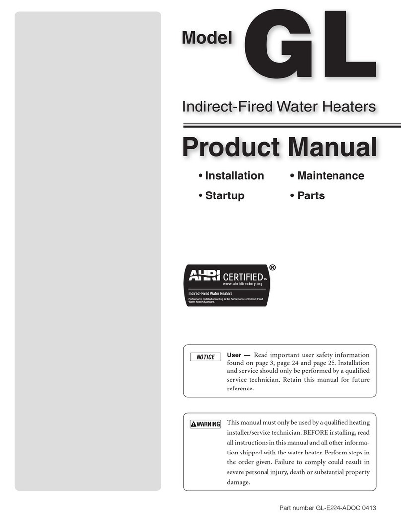 Williamson-Thermoflo GL product manual
