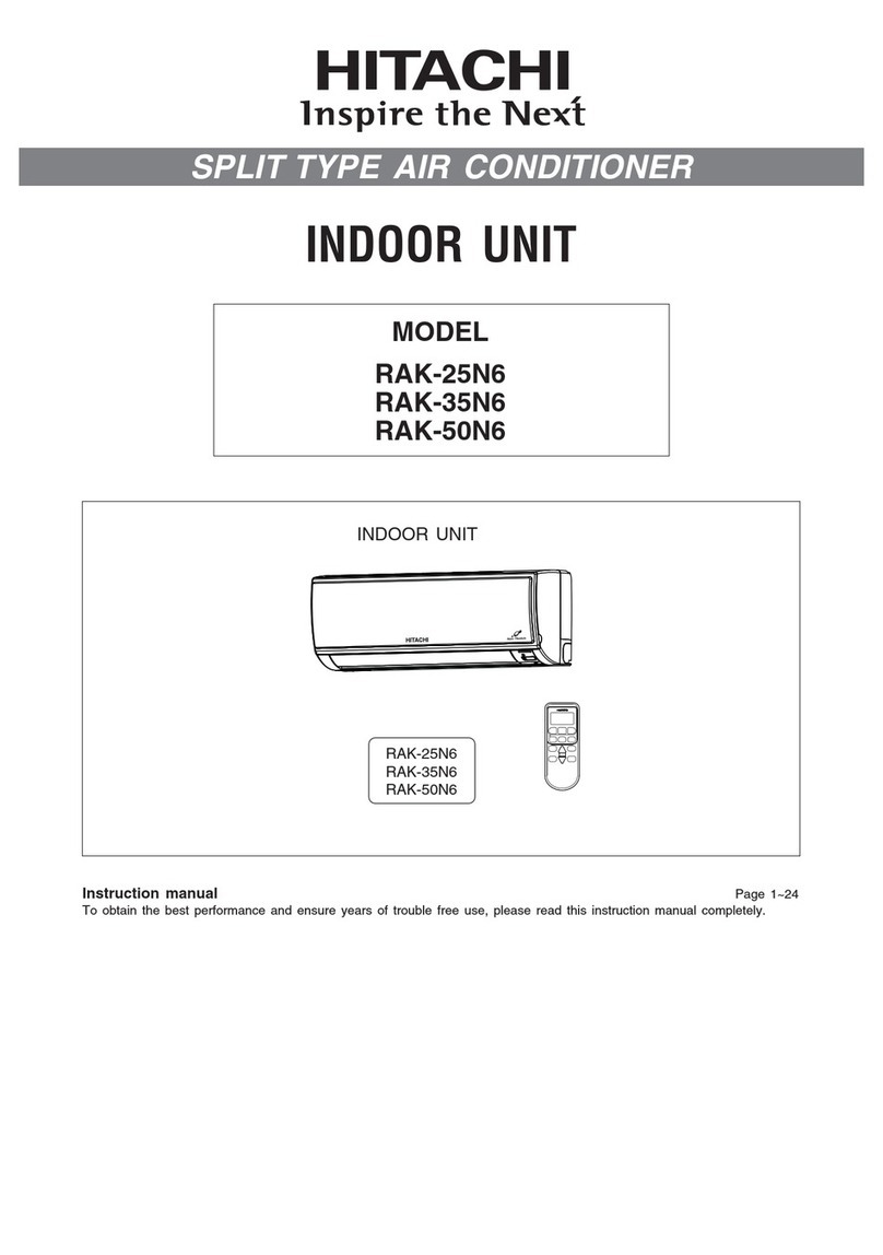Hitachi RAK-50N6 User manual Hitachi RAK-50N6 User manual
