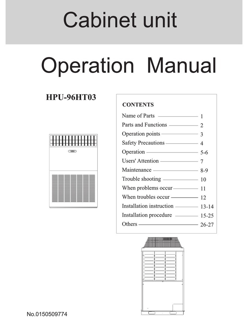 Haier HPU-96HT03 User manual Haier HPU-96HT03 User manual
