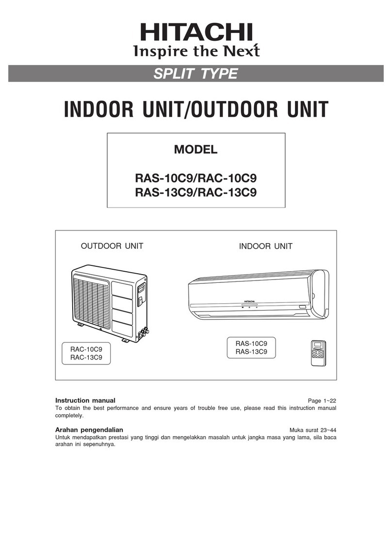 Hitachi RAS-10C9 User manual