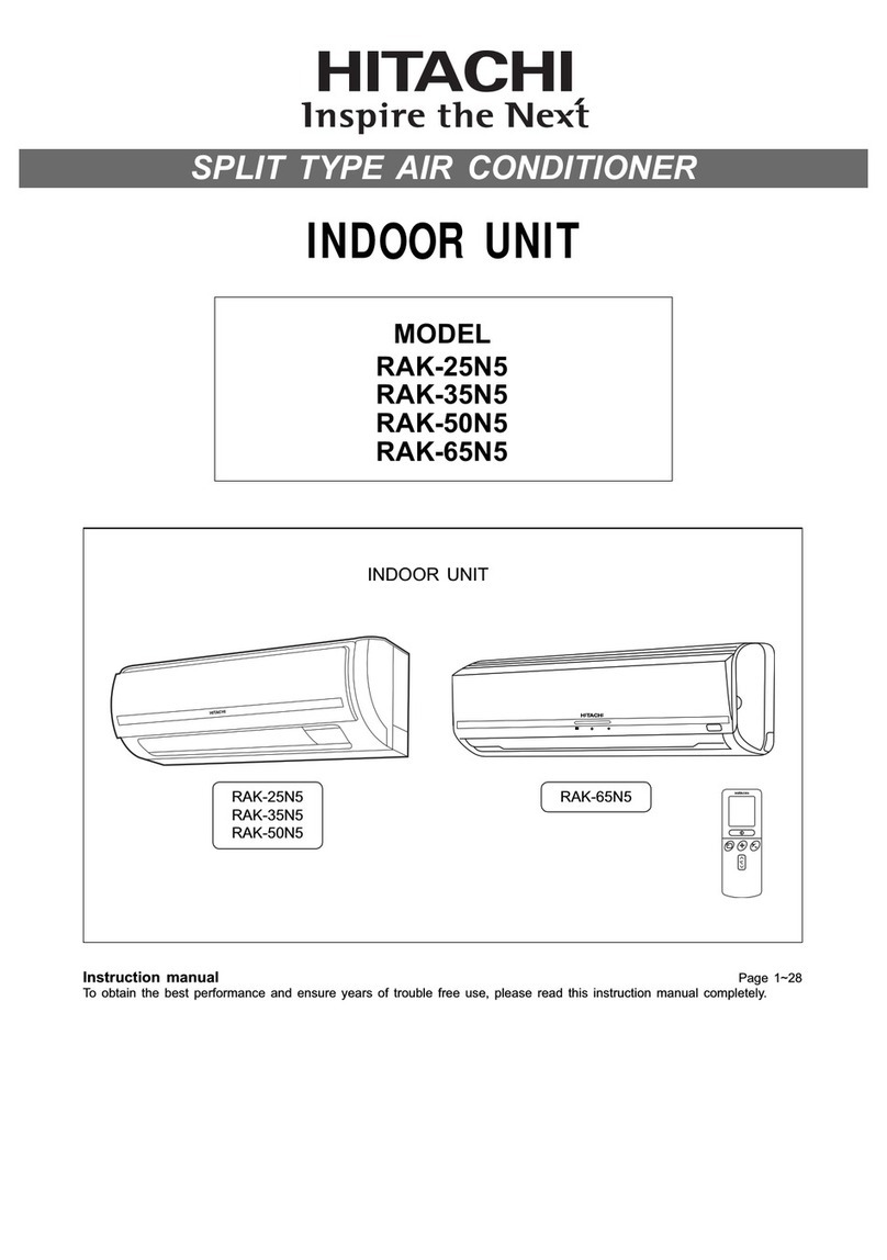 Hitachi RAK-25N5 User manual