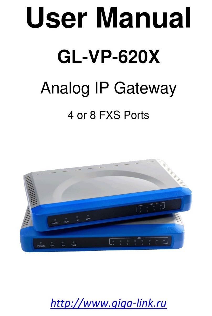 Gigalink GL-VP-620X user manual