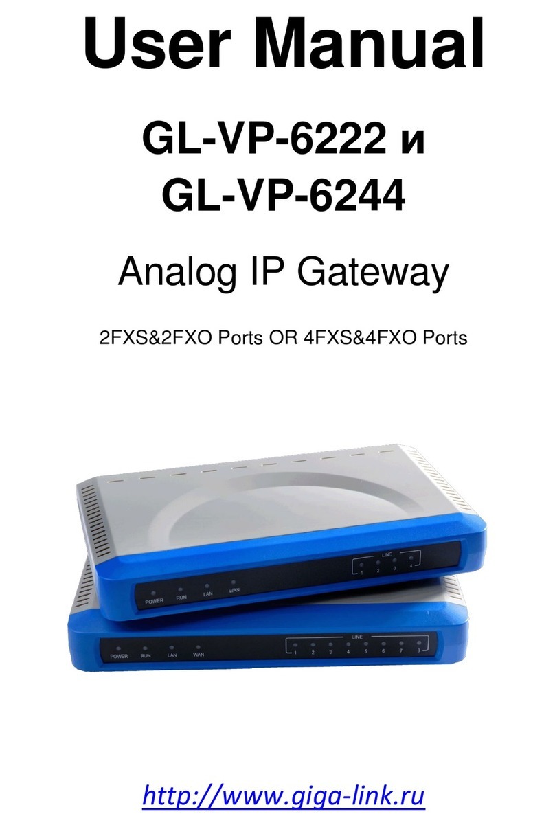 Gigalink GL-VP-6222 user manual