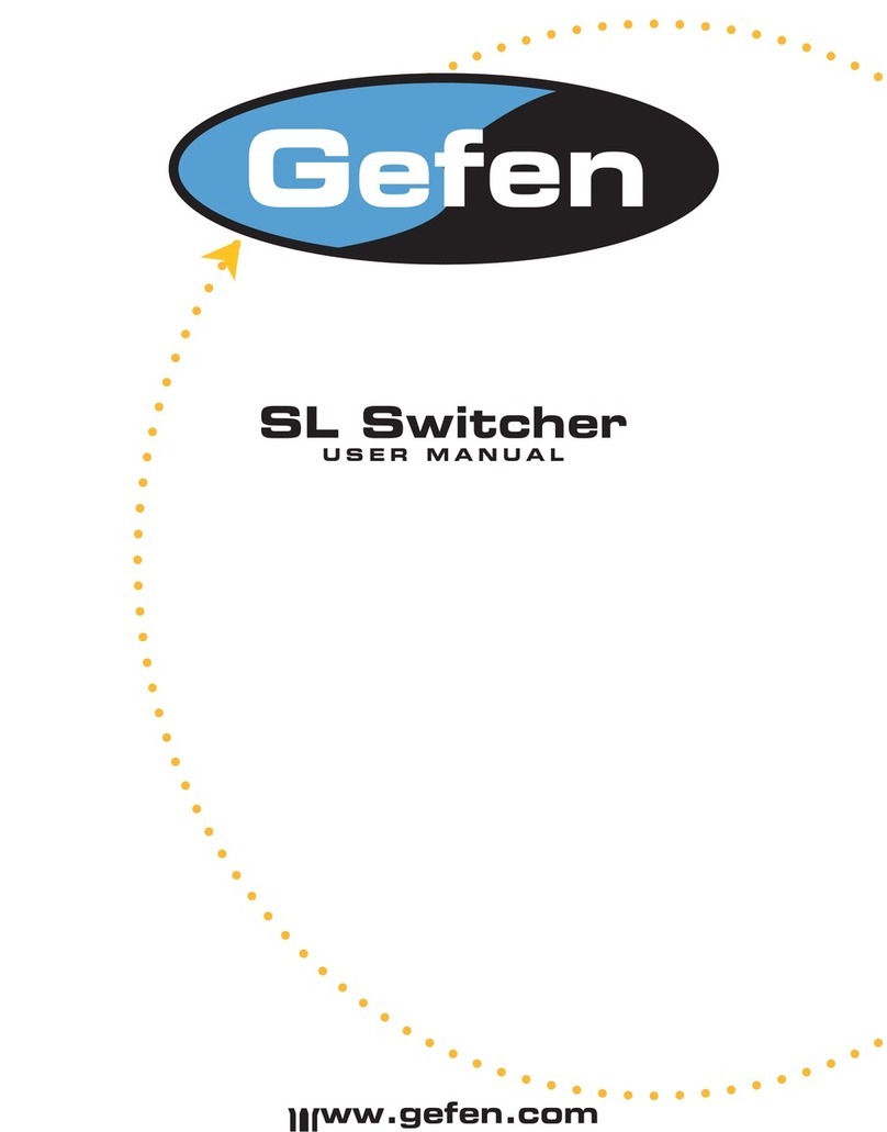 Gefen SL Switcher User manual