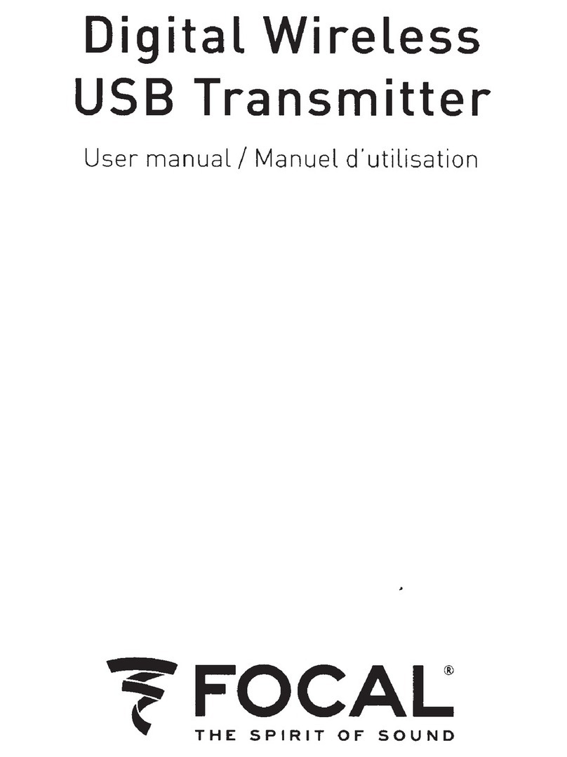 Focal Digital Wireless USB Transmitter User manual